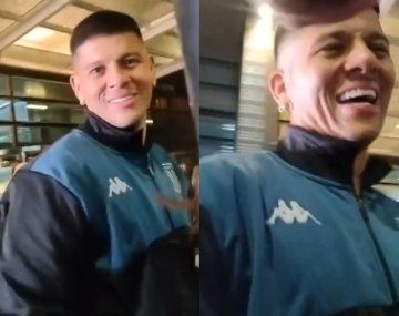 La carcajada de Rojo ante el curioso pedido de un fanático de Racing