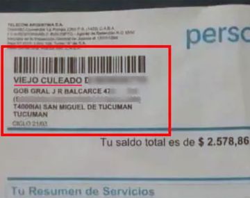 El insólito nombre que le pusieron en la factura de teléfono a una usuaria fallecida