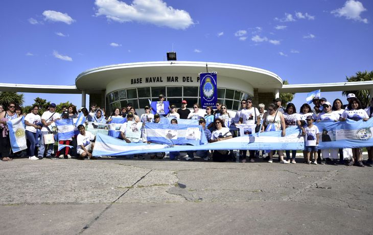 Familliares de tripulantes del ARA San Juan