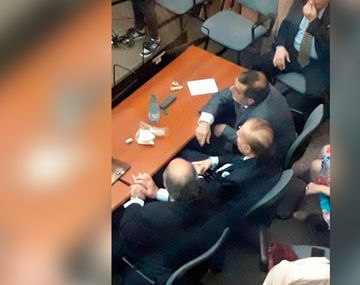 Carlos Menem en Comodoro Py