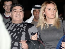 Rocío Oliva se reencontró con Diego Maradona Rocío Oliva se reencontró con Diego Maradona