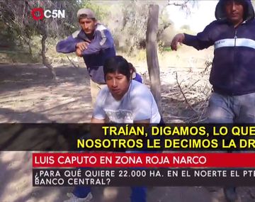 Los campesinos del lugar denuncian la presencia de avionetas