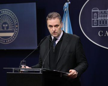 Manuel Adorni, vocero presidencial.