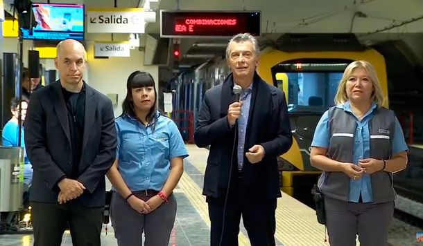 Macri inauguró la estación Julieta Lanteri de la línea H: Dan ganas de venirse a vivir acá