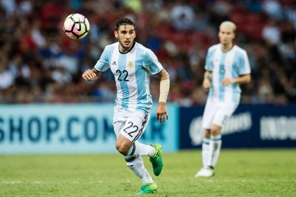 Eduardo Salvio en la Selección Argentina - Crédito: @totosalvio8