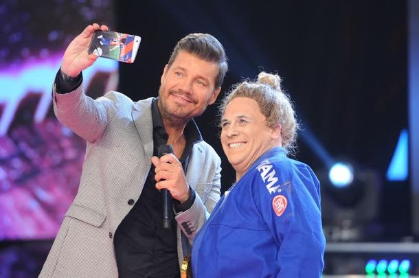 ShowMatch: desopilante imitación del Bicho Gómez a la judoca Paula Pareto