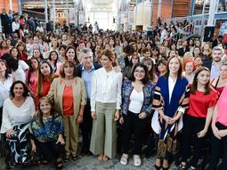 En el acto por el Día de la Mujer, presentaron a Juliana Awada como señora de Macri