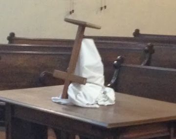 Indignación por la profanación de una iglesia en pleno Centro