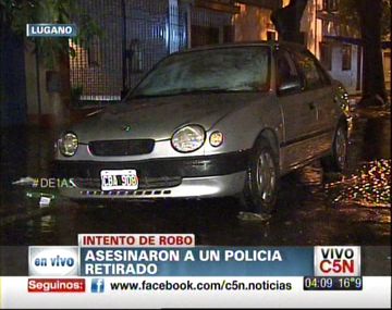 Asesinaron a un policía retirado de un tiro en la cabeza