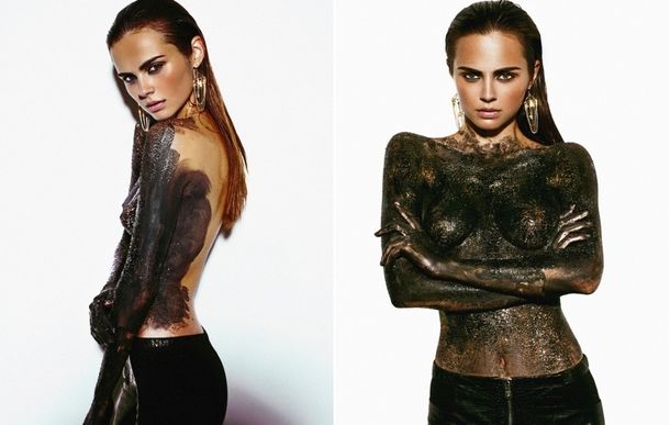 Xenia Deli posó para una producción muy arriesgada