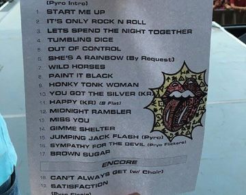La previa: la lista de temas de los Rolling Stones en Chile