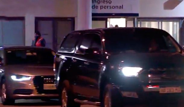 Máxima llegó con su familia a la Argentina