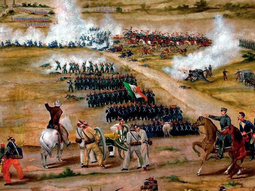 Batalla de Puebla en 1862 donde Ignacio Zaragoza derrota al Ejército Francés. Batalla de Puebla en 1862 donde Ignacio Zaragoza derrota al Ejército Francés.