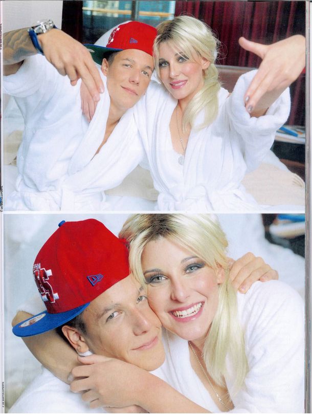 Alexander y Charlotte Caniggia