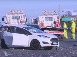 Murió la joven que quedó herida en el choque múltiple de la Panamericana