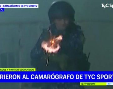 Incidentes en Gimnasia - Boca: le dispararon tres veces a un camarógrafo de TyC Sports