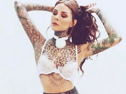 Un fanático se tatuó a Cande Tinelli en ropa interior: ¡mirá cómo le quedó! Un fanático se tatuó a Cande Tinelli en ropa interior: ¡mirá cómo le quedó!