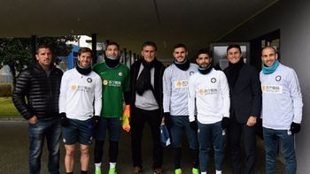 Bauzá se reunió con Icardi en el Inter - Crédito: @inter_latino Bauzá se reunió con Icardi en el Inter - Crédito: @inter_latino