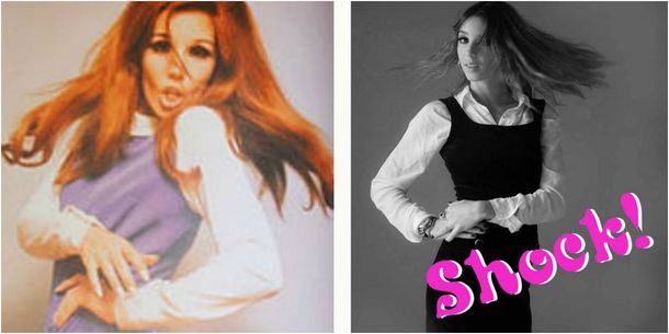 El look de Lucía Celasco para Halloween imitando a Susana Giménez