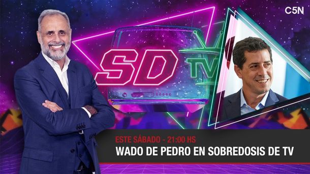 Ver en vivo a Wado de Pedro en Sobredosis de TV con Jorge Rial