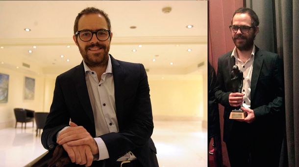 El look Benjamin Button de Peter Lanzani