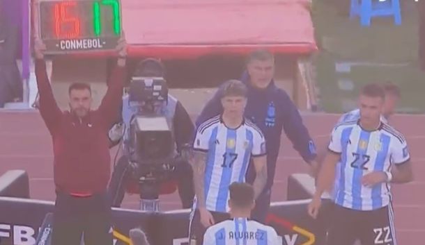 Garnacho hizo su debut en Argentina y quedó blindado