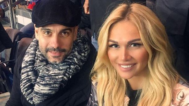 Pep Guardiola y Victoria Lopyreva