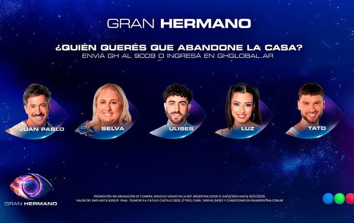 Quién será el eliminado de Gran Hermano, según el boca de urna de Pabloschi