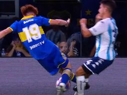 Polémica en Boca vs Racing: ¿era roja para Valentín Barco?