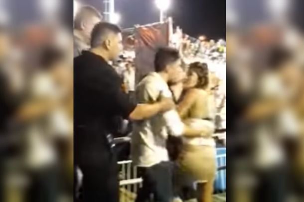 Escándalo en un corso: una diputada nacional terminó en el piso y fue detenida tras pelearse con un campeón olímpico