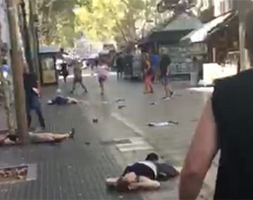 VIDEO: Así quedó La Rambla tras el atentado