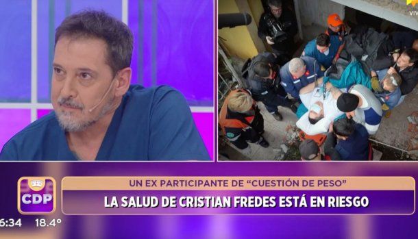 El drama de un exparticipante Cuestión de Peso: tuvo que ser rescatado por bomberos