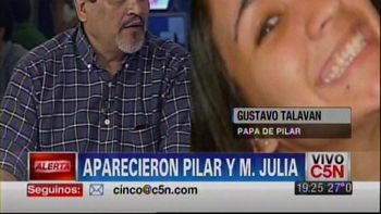 pilar talavan tras ser hallada: papa, fueron solo tres dias pilar talavan tras ser hallada: papa, fueron solo tres dias