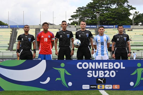 La Selección Argentina Sub-20 venció a Chile en el debut en el hexagonal final del Sudamericano 2025