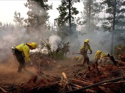 Incendio en Chile
