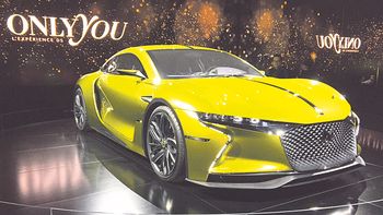 El DS E-Tense, en el Salón del Automóvil de París. El DS E-Tense, en el Salón del Automóvil de París.