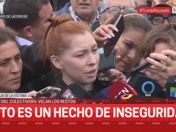 La respuesta de la hija del colectivero asesinado a la viuda