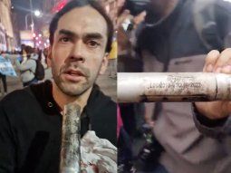 La Policía reprimió con gases lacrimógenos vencidos: Como los alimentos de Pettovello