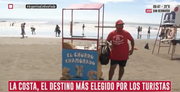 La canción del churrero enamorado que es furor en San Bernardo