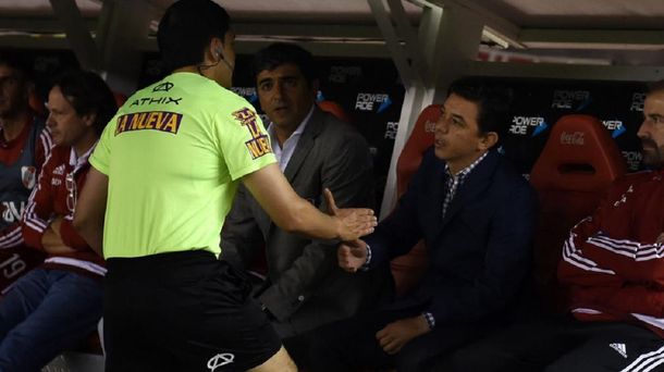 Marcelo Gallardo reclama por lo que fue