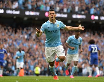 Con un gol de Agüero