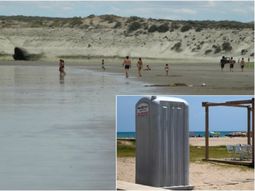 insolito: robaron un bano quimico en una playa de chubut insolito: robaron un bano quimico en una playa de chubut