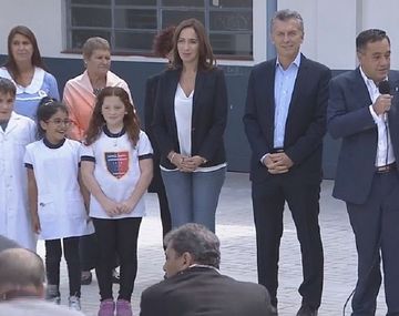 Mauricio Macri,&nbsp;María Eugenia Vidal y&nbsp;Alejandro Finocchiaro&nbsp;