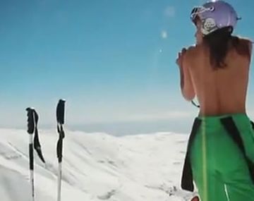 Polémica en los JJ.OO. de invierno por una deportista libanesa en topless