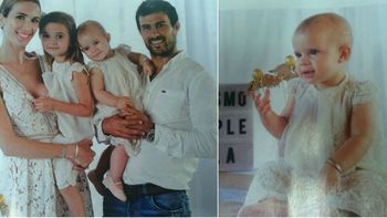 El bautismo de Chechu Bonelli y Darío Cvitanich El bautismo de Chechu Bonelli y Darío Cvitanich