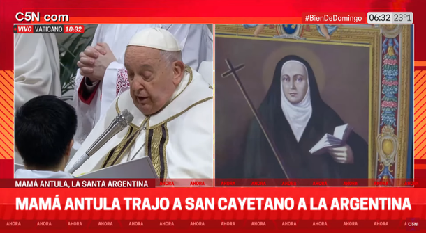 Mama Antula es la primera santa argentina: el papa Francisco la canonizó