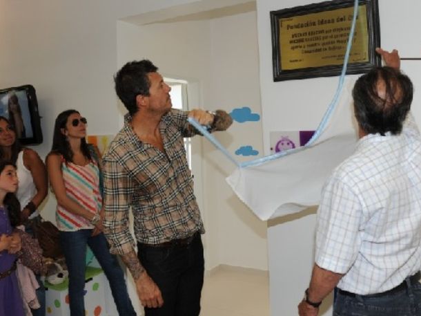 Marcelo Tinelli y Sol Calabró