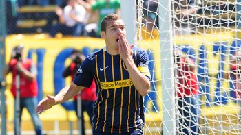 El festejo de Marco Ruben para Rosario Central ante Arsenal en el Gigante de Arroyito El festejo de Marco Ruben para Rosario Central ante Arsenal en el Gigante de Arroyito