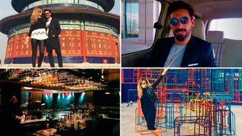 las costumbres argentinas de pocho lavezzi y yanina screpante en china: firmes con el mate las costumbres argentinas de pocho lavezzi y yanina screpante en china: firmes con el mate