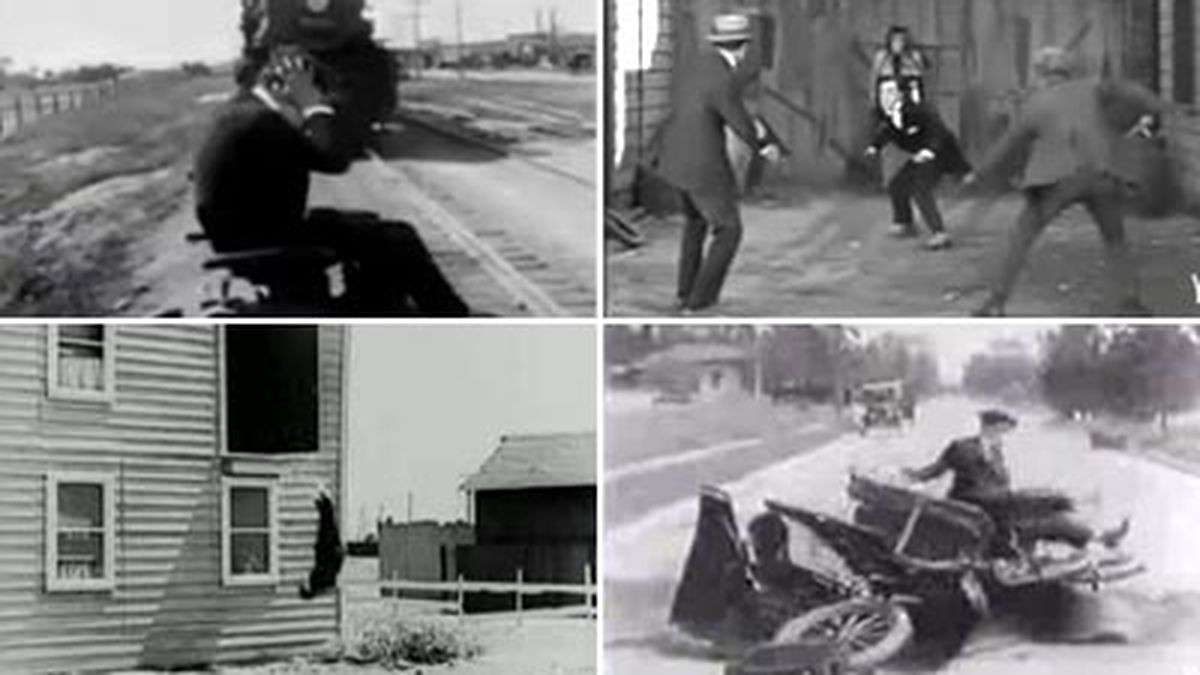 Un acrobático y genial comediante del cine en blanco y negro está en